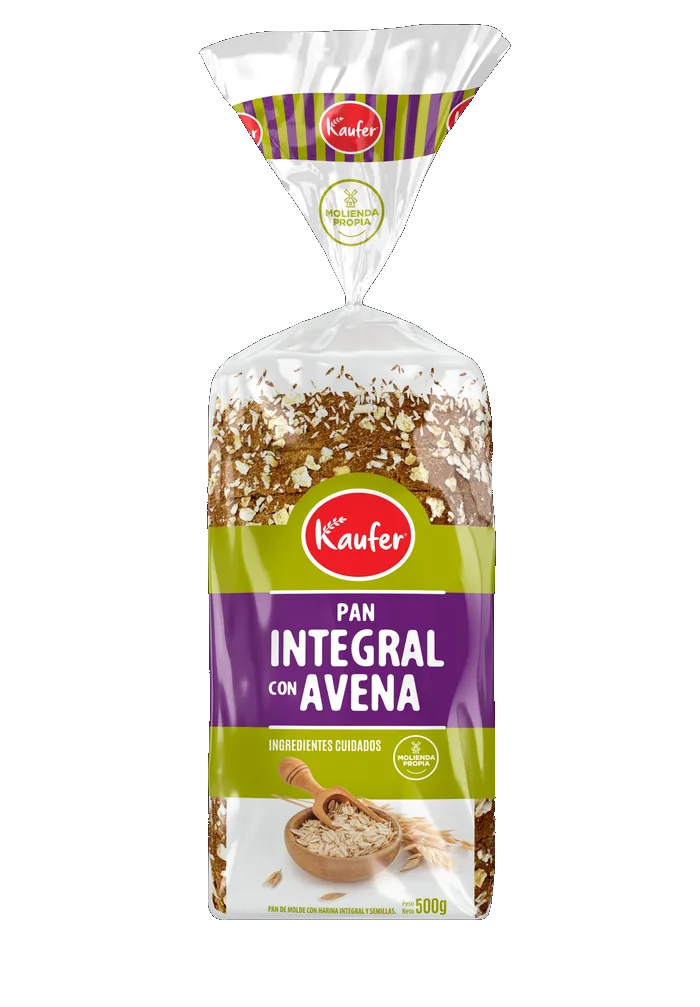 Pan Integral con Avena